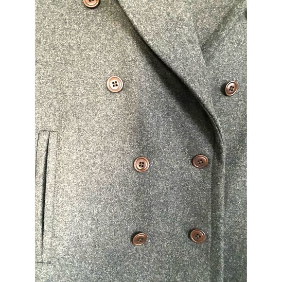 J.Crew Majesty peacoat size US4 dark gray - Picture 4 of 9